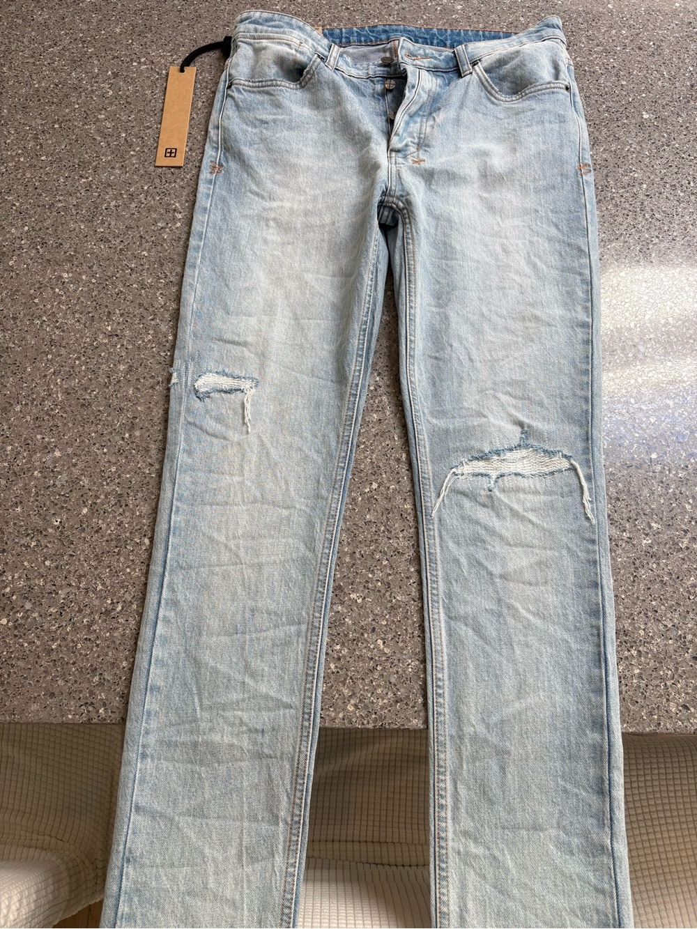 KSUBI VAN WINKLE++ Light Blue Slim Straight Men’s Jeans